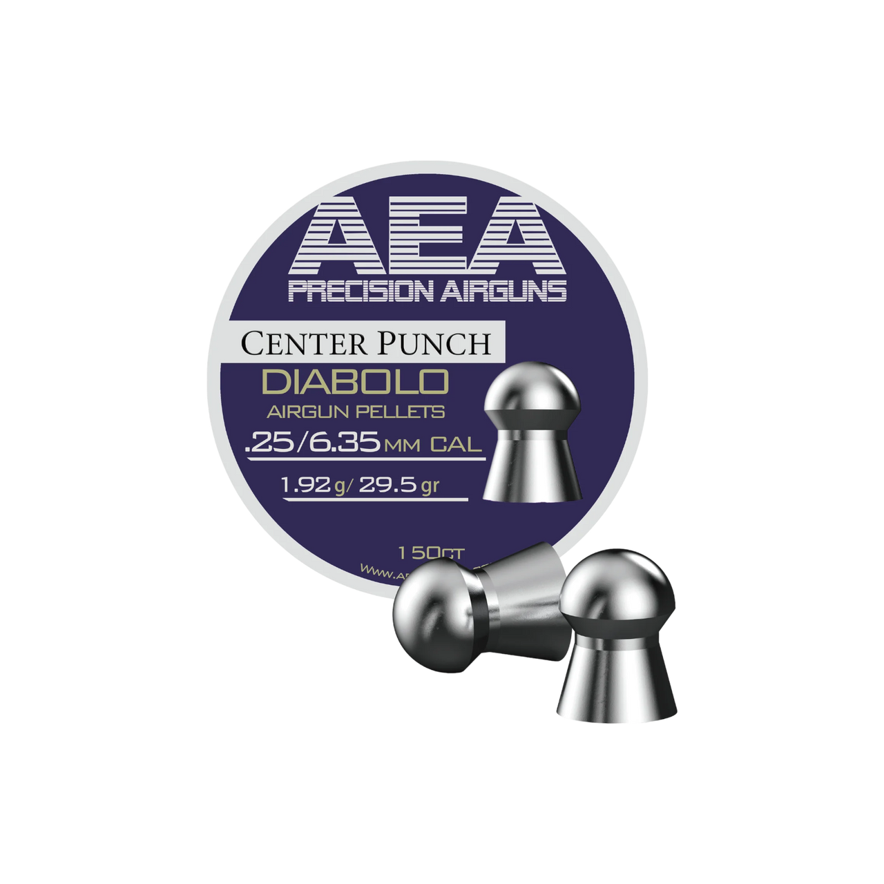AEA Center Punch Pellets | .25 Cal | 29.5 gr. P6