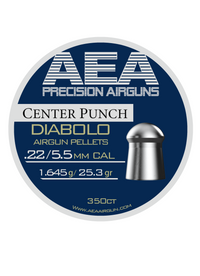 Thumbnail for AEA Center Punch Pellets | .22 Cal | 25.3 Grains |350 Ct|P25