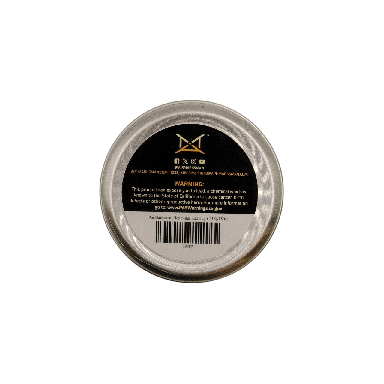Air Marksman Hex Slug | .22 cal | 29 gr | .218 diam. | 150 pcs P30