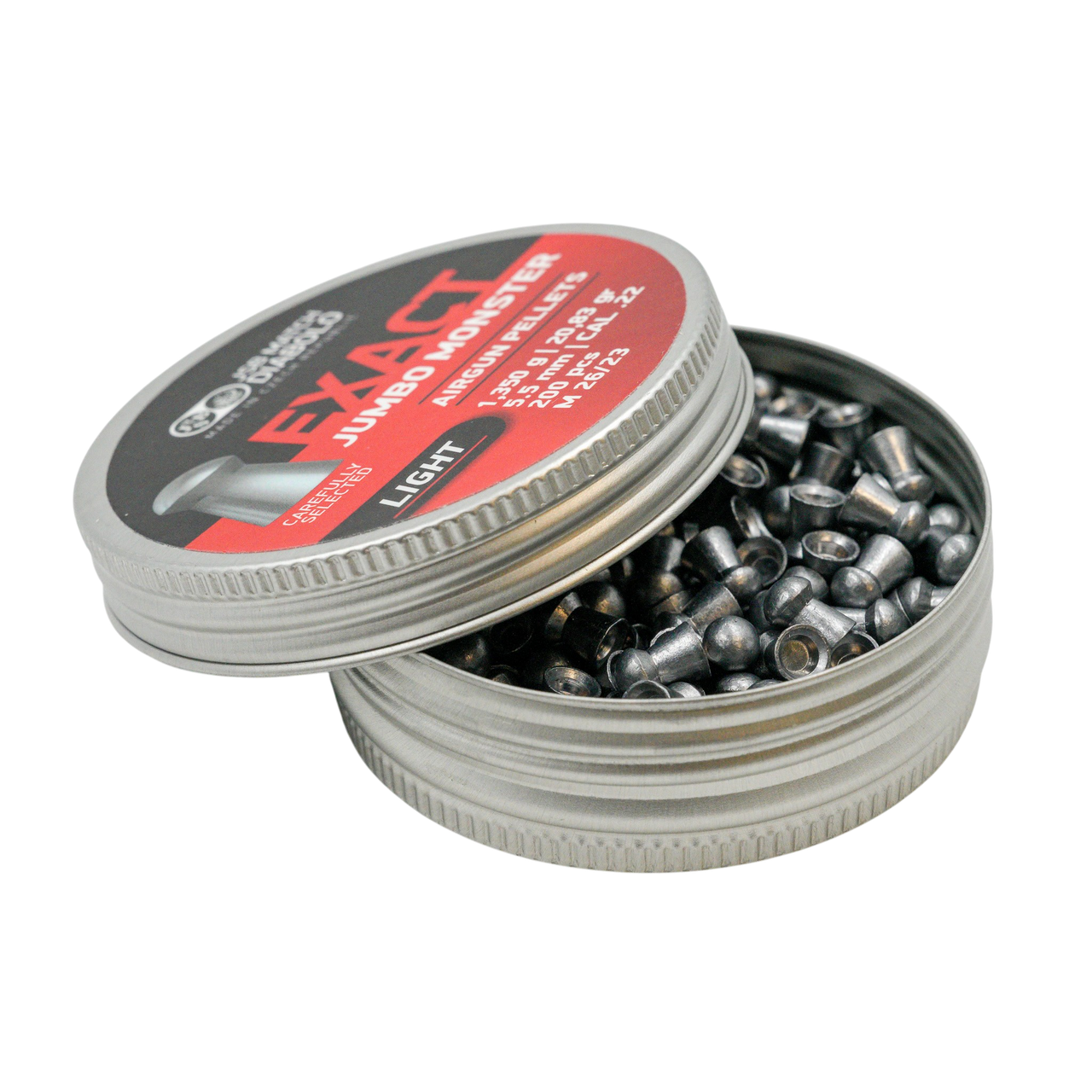 JSB Match Diabolo Exact Jumbo Monster Light .|22 Cal| 20.83 Grains|200 Ct|P29