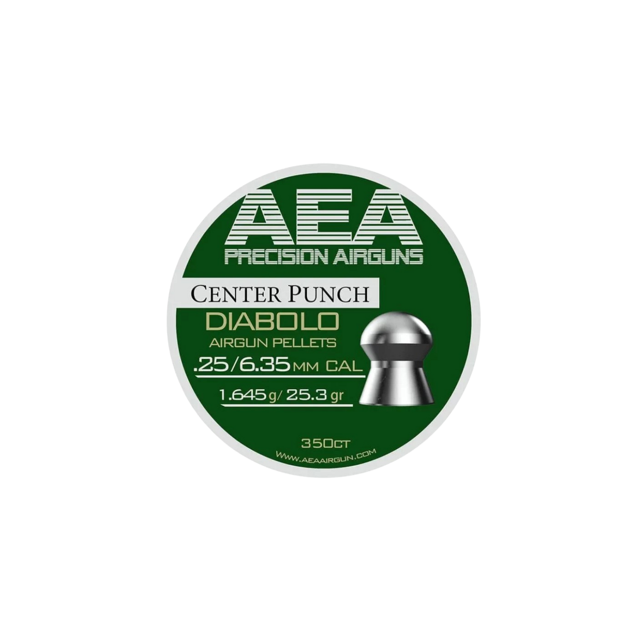 AEA Center Punch Pellets | .25 Cal | 25.3 Grains