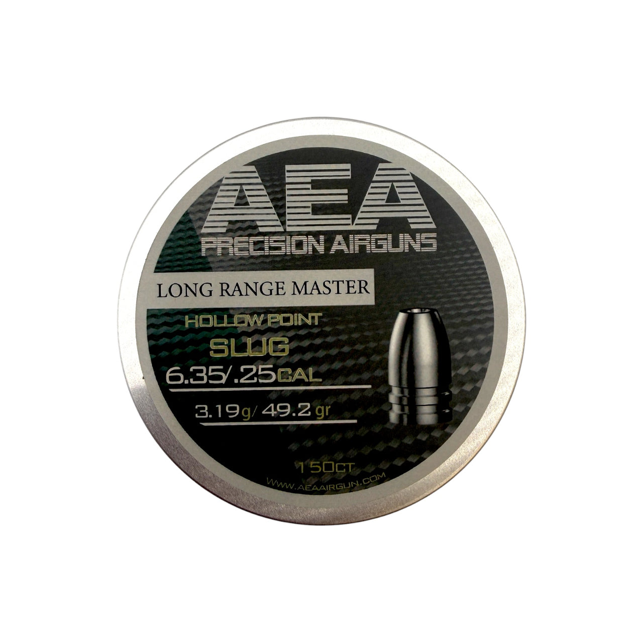 AEA Long Range Master | Hollow Point Slugs | 49.2 gr | .25 Cal