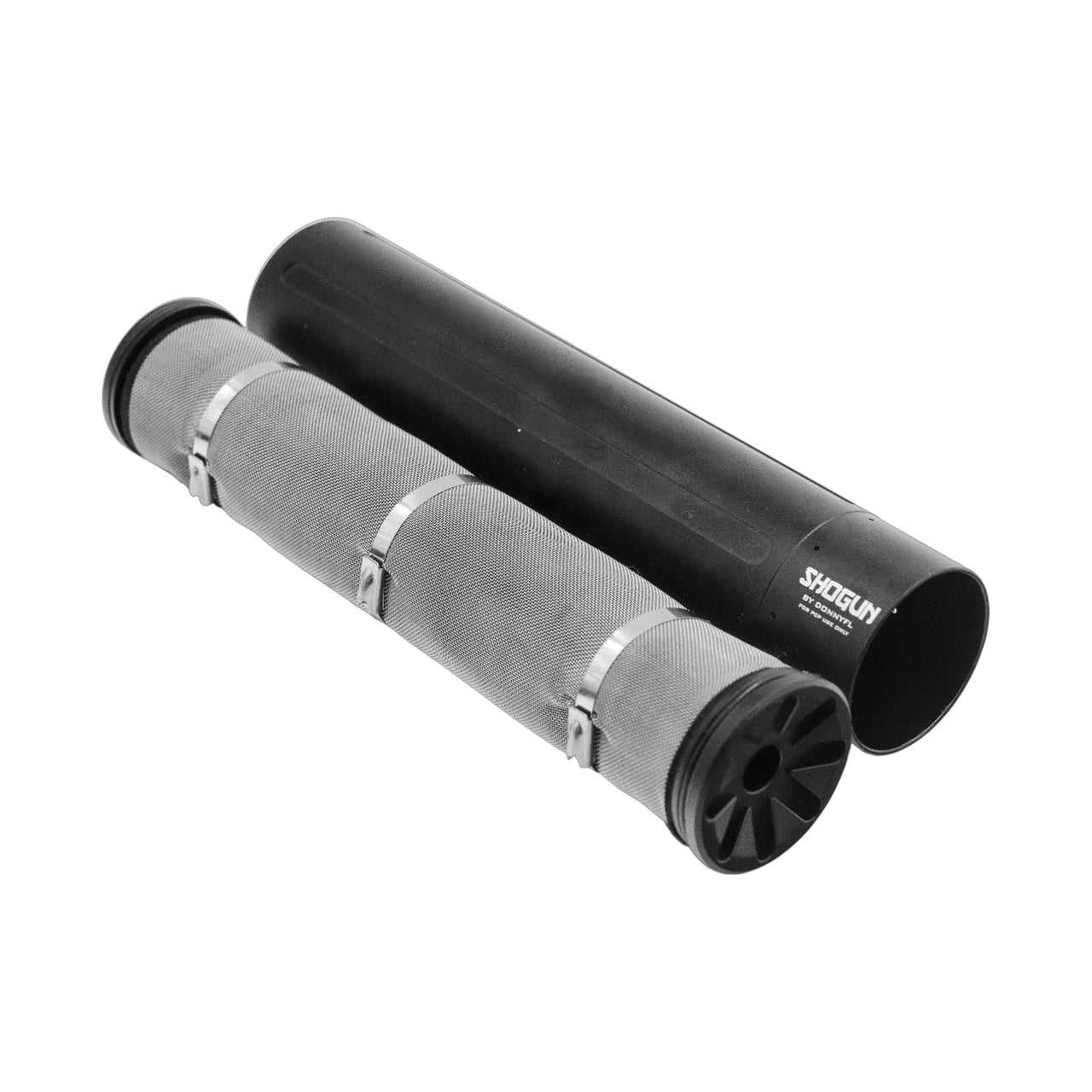 DonnyFL SHOGUN +P .25/30 cal with 1/2X20 Endcap - Airgun Moderator