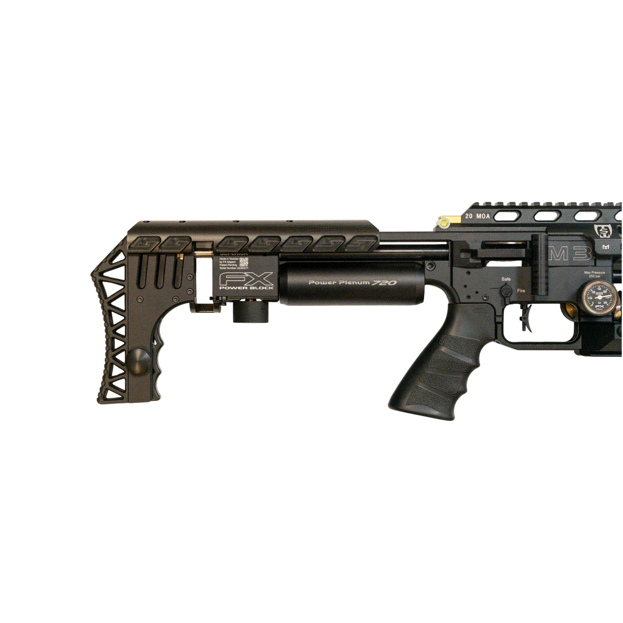 DonnyFL / Saber Tactical Upgraded FX Impact M3 | .35 Caliber | 800mm Barrel | Black