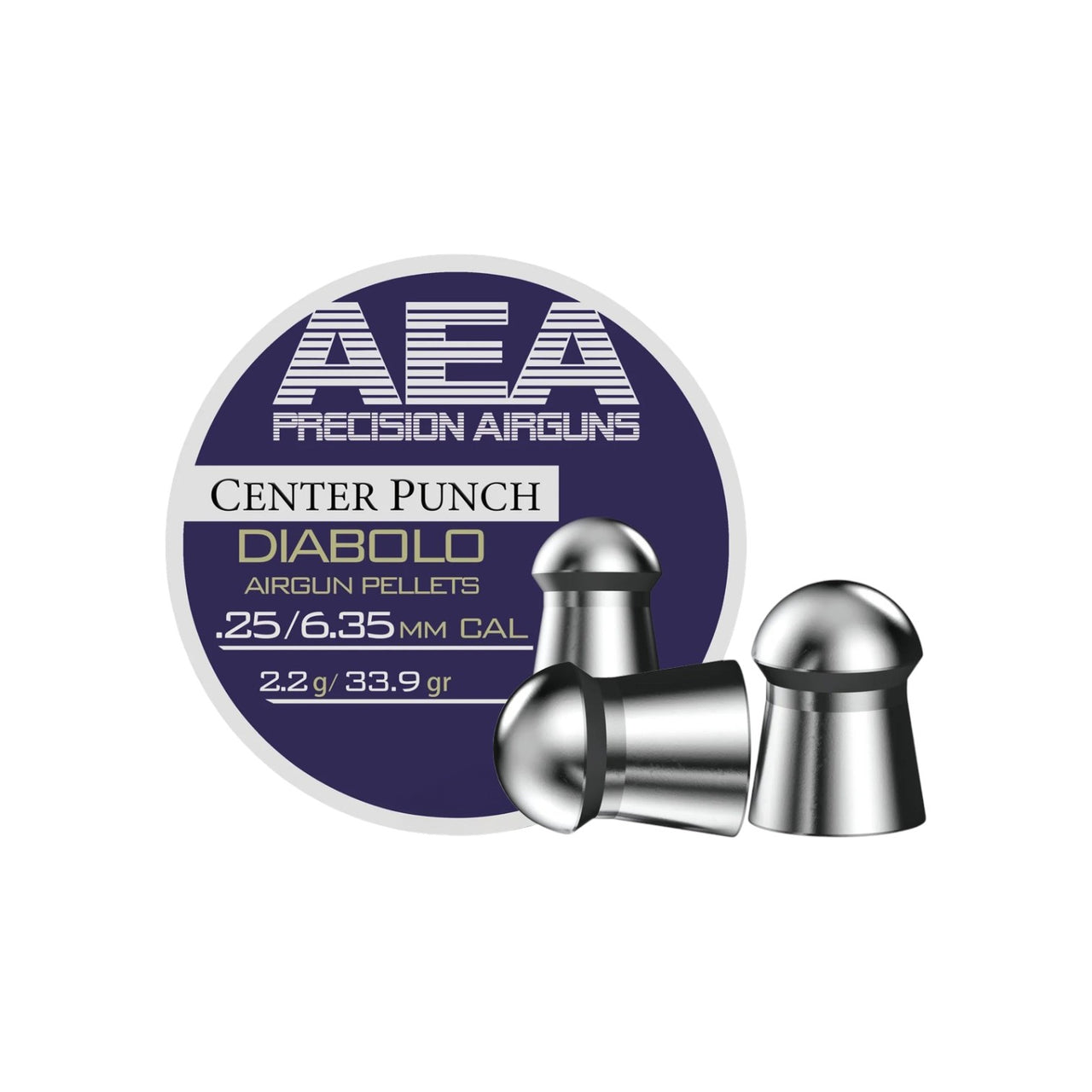 AEA Center Punch Pellets | .25 Cal | 33.9 Grains