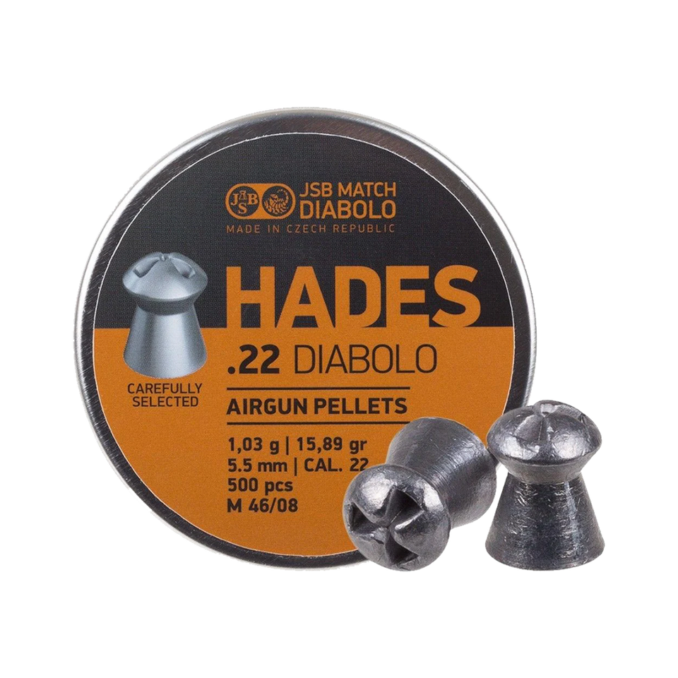Diabolosページ JSB Match Diabolo HADES | .22 Cal | 15.89 Grains | 500 Ct.| P16