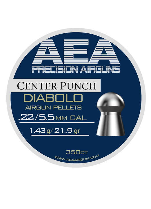 AEA Center Punch .22 Cal, 21.9 gr. | Airgun Pellets | DonnyFL