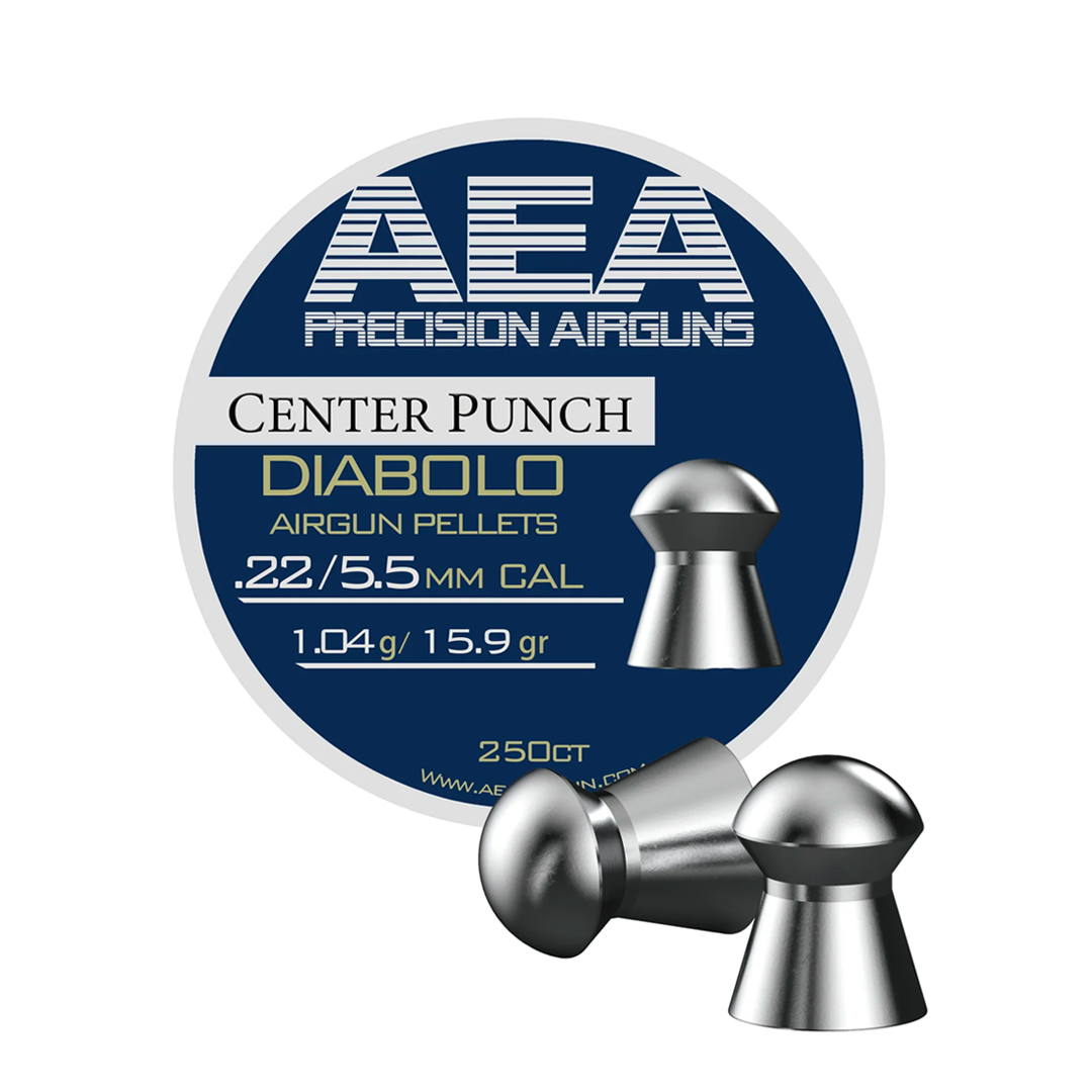 AEA Center Punch Pellets | .22 Cal | 15.9 gr  250ct. P1